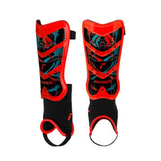 Reusch Shinguard Attrakt Pro 5377043 3335 black red 1